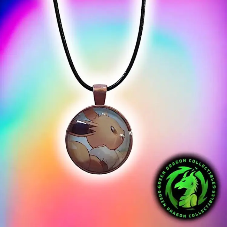 Pokemon Card Necklace - Eevee