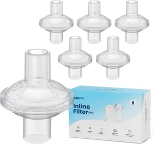 Pap MD Inline CPAP Filters for CPAP Machines | Clean Air & Enhanced Comfort, High-Efficiency Filtration for Particles & Odors, 6 Pack for 3 Months Supply | Video Instructions