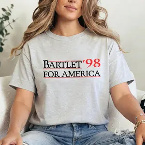 West Wing Bartlet For America 1998 comfy T-shirt, Election Campaign Tee, USA Independence Day Hoodie, Fourth of July Gift Tshirt.