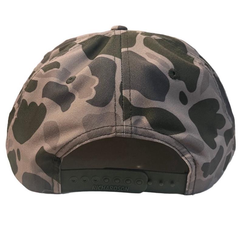 Southern Skullet Green Wood Duck Old School Camo Hat with Embroidered Logo and Adjustable Strap