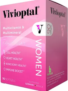 VIVIOPTAL Women (90CT) with Vitamins and Minerals - Dietary Healthcare Supplement Fitness Edible