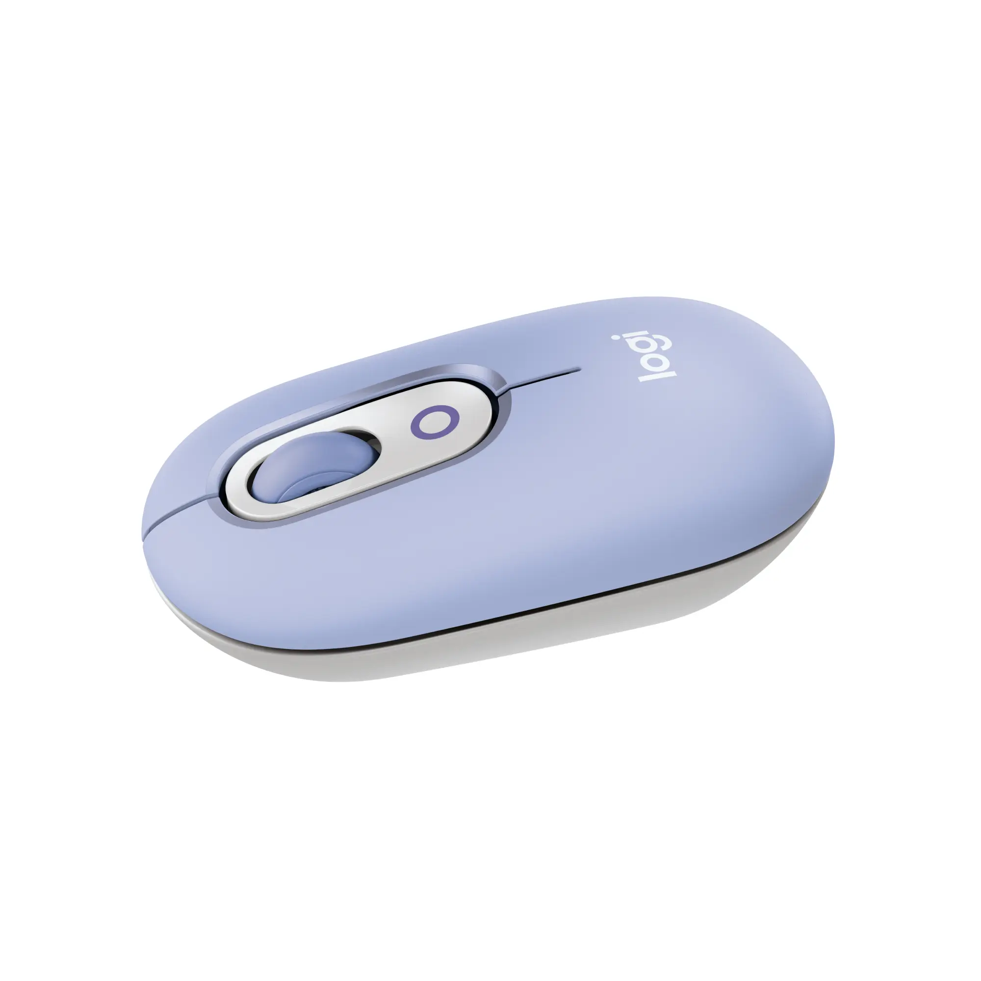Logitech POP Mouse - Small Wireless Bluetooth Scrolling Cable-Free Mouse with Programmable Buttons, Quiet Clicks, Easy-Switch Between Up to 3 Devices for Laptop, Tablet, PC (Lilac), Small Wireless Mouse