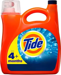 Tide Ultra Oxi Liquid Laundry Detergent HE Compatible, 94 Loads, 132 fl oz (Packaging May Vary)