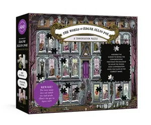 The World of Edgar Allan Poe: A Conversation Puzzle: 500-Piece Puzzle: A Jigsaw Puzzle for Adults -- Jacqui Oakley, Game