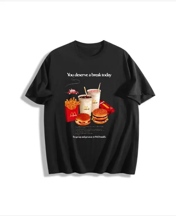You Deserve A Break Today - Vintage McDonalds Graphic | ADULT Shirt