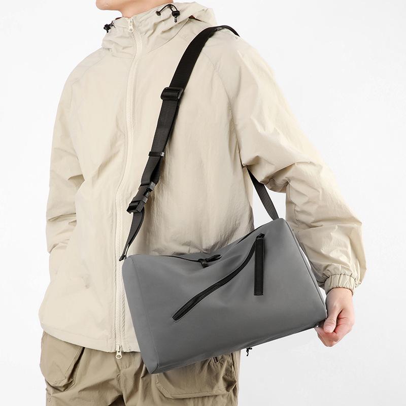 8326 Women's Large-capacity Casual Solid Color Small Square Bag 2026 New Lightweight Multi-compartment Shoulder Messenger Bag