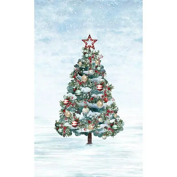 Fabric Hoffman Cozy Tidings Quilting Panel X5597-307