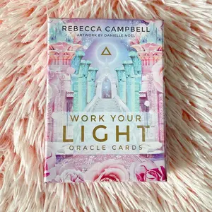 Work Your Light Oracle Cards- 44 Card Deck With Guide Book by Rebecca Campbell
