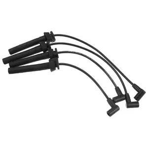 1 Set Car Spark Plug Coil Wires Ignition Coil Harness Cable 6.7mm Fit for Mini Cooper 2002-2008 L4 1.6L SOHC No.05072488AA