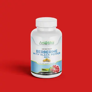 Berberine with black pepper HCL - AmeriVital Supplement Fitness Edible Dietary
