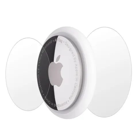 Case-Mate AirTag Surface Protector Film 4-Pack Accessory - Anti-Scratch Cover, Dry & Wet Wipe Cleaners, Scuff Protection