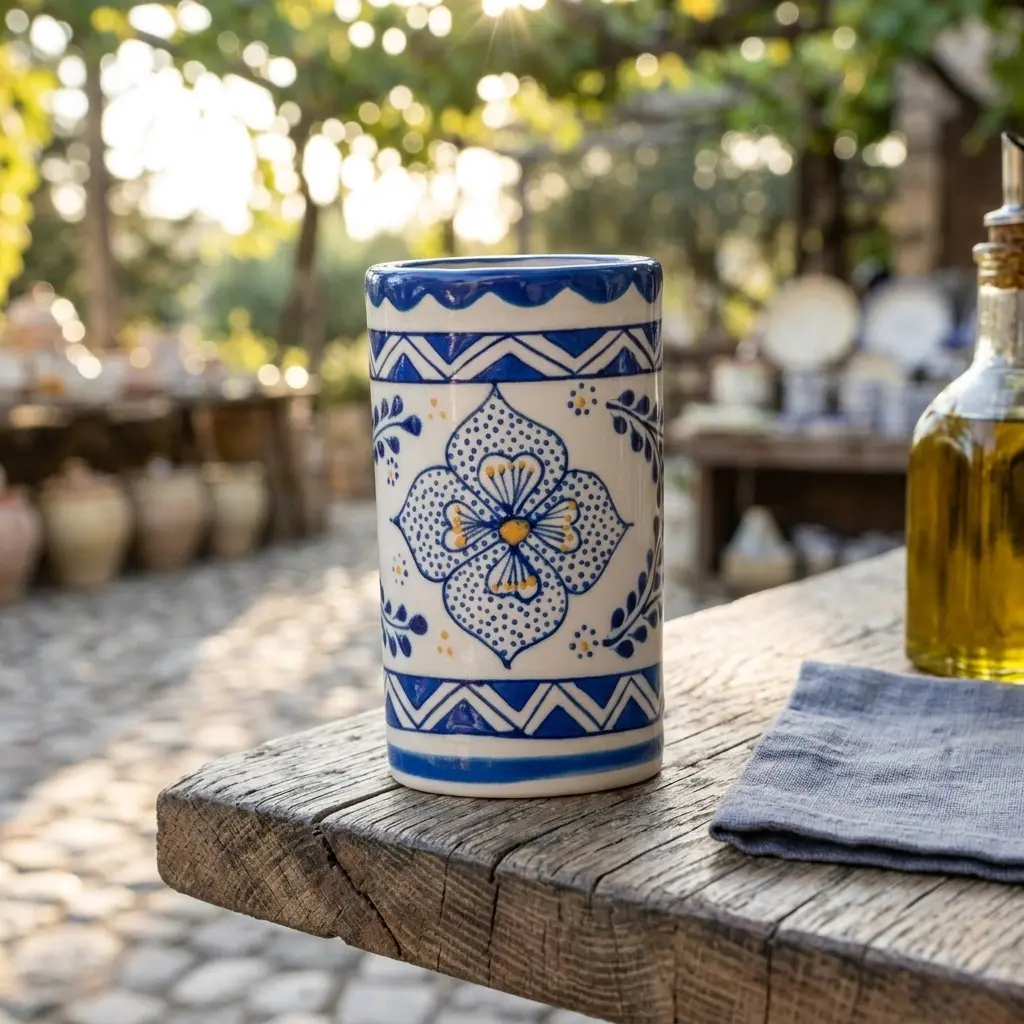 Handmade Stoneware Tumblers - Ceramic Glasses | Mexican Pottery