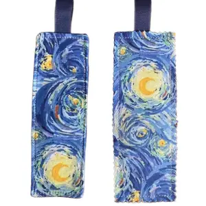 Sewing Kit for Bookmarks, 3 Versions with fabric, ribbon and instructions