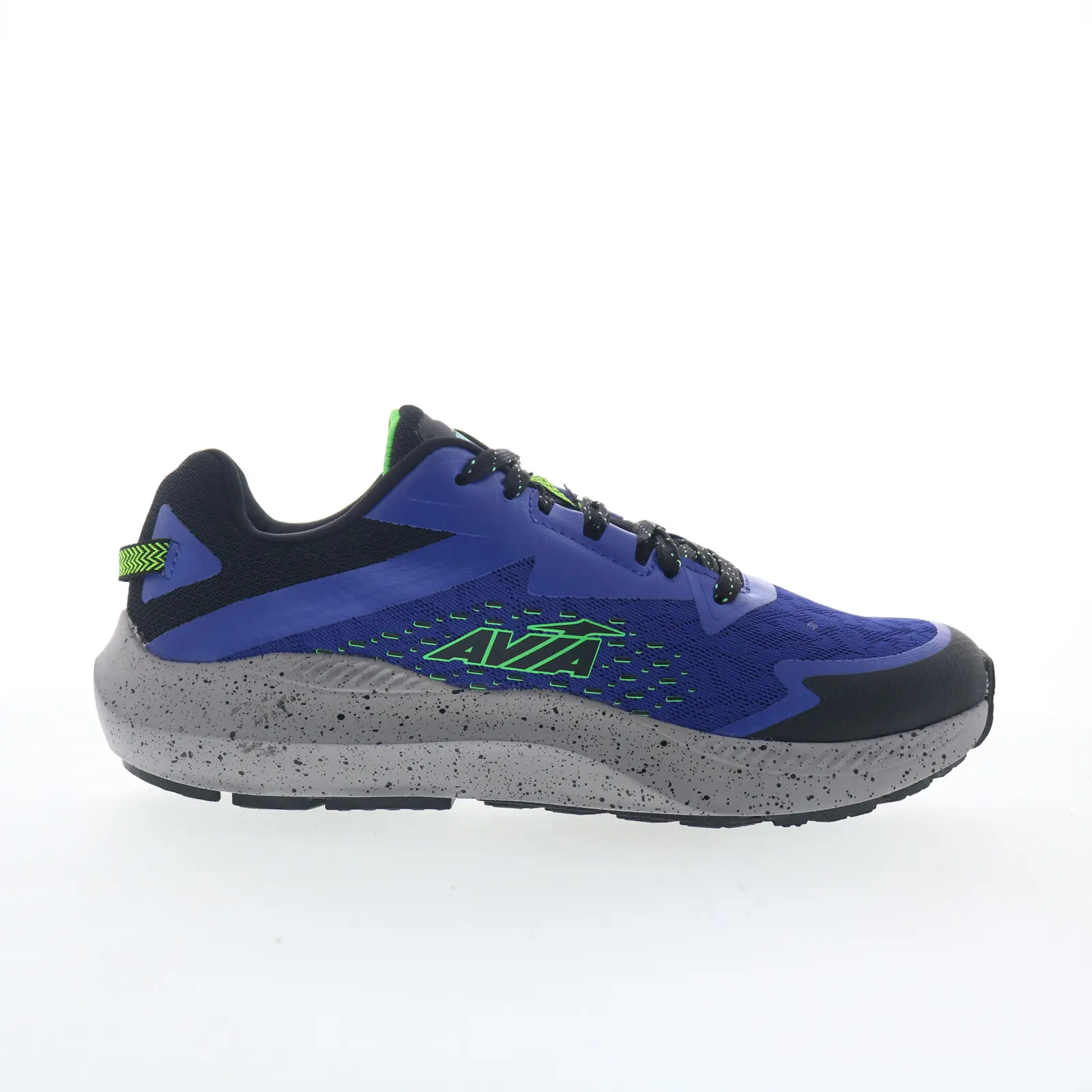 Avia Avi-Storm AA50081MMBK Mens Blue Mesh Lace Up Athletic Running Shoes