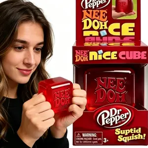 Nice Cube Sprite & Dr Pepper Squishy | Stress Relief Fidget Toy | Sensory Cube