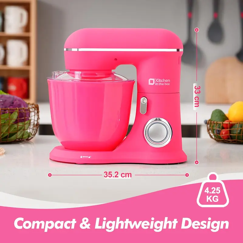 Stand mixer dimensions: 35.2cm long, 33cm high and 4.25kg