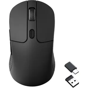 M3  Gaming Optical , Tri-Mode 2.4 GHz/ 5.1/Wired, PixArt PAW 3395 sensor, 26000 DPI, LED RGB Backlit,79g Lightweight Programmable Macro Button for Windows PC/ - Black