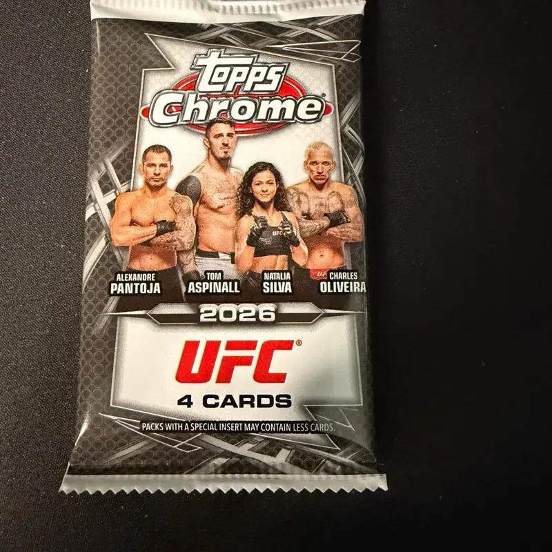 2026 Topps Chrome UFC Collectible Sports Cards Packs Box