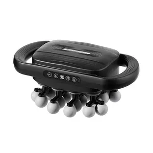 Portable 24-Head Electric Fascia Massager, 30-Speed Handheld Deep Tissue Muscle Massage Tool for Back, Shoulder, Waist and Leg Relaxation