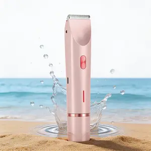 Dual Head Electric Shaver for Women, Painless Body Hair Trimmer, Waterproof Bikini Line Razor, Full Body Use for Underarm Legs Face, Cordless Rechargeable Travel Size Gift for Her,Bikini Season Essentials， 2026 Easter Special, Mother’s Day Gift Idea