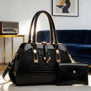 Advanced crocodile pattern diagonal backpack, embossed single shoulder handbag with adjustable shoulder strap, large capacity, zipper closure, high quality, suitable as a gift