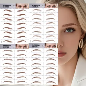 1 Count Eyebrow Tattoo Stickers, Quick Application, Natural Looking Eyebrow Sticker Set, Easy Way to Enhance Your Brows, Daily Use Make up Eyebrow, Realistic Eyebrow