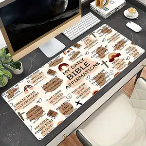 The gaming mouse pad, an anti-slip mouse pad, is suitable for home and office use. It is a large mouse pad for e-sports games with durable sewn and locked edges. It can also be used as a gift, PC accessory, Desk gadgets