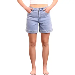 The Koda by Ava Lane High-Rise Light Wash Denim Shorts