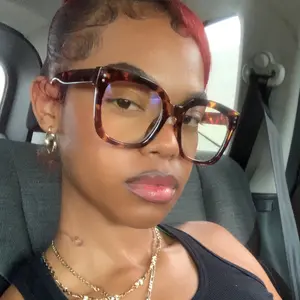 DEXTER Clear Big Chunky Glasses | Blue Light Lens