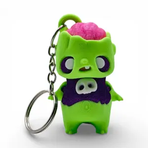 3D Printed Adorably Spooky and Cute Keychains | Kawaii Goth Accessories