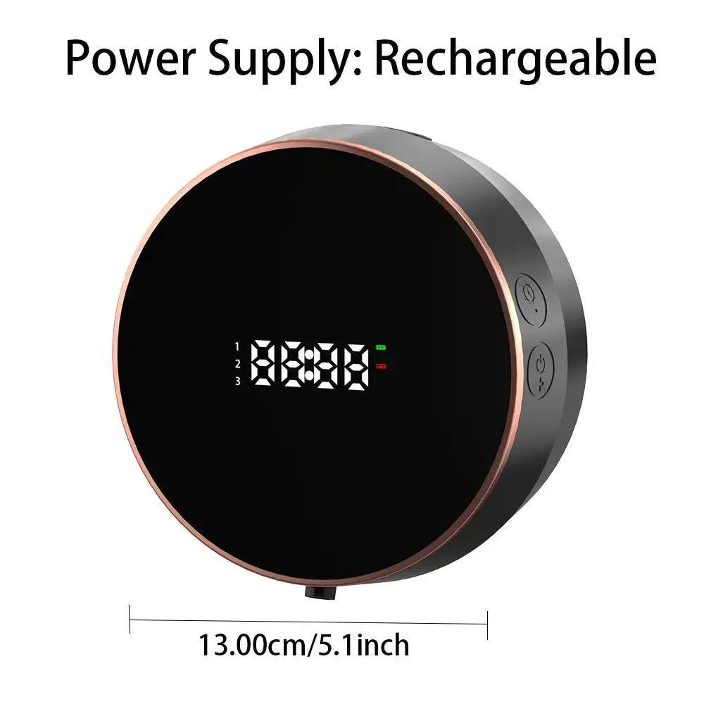 Rechargeable USB Automatic Touchless Sensor Soap Foam Dispenser - Wall-Mounted, Minimalist Decluttering Home Bathroom Supply, Rich Foam for Effective Cleaning, Kitchen Counter Space-Saving Use