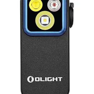 Olightstore Usa Inc OCLIPPROBK Oclip Pro Black Aluminum, Red/White Light 500 Lumens 120 Meters Beam Distance