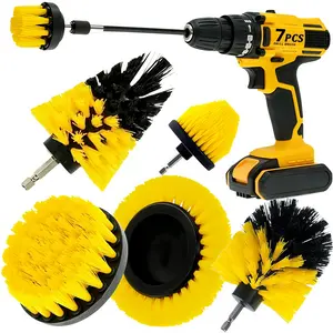 LMMAKE 7-Piece All-Purpose Cleaning Kit, Car Wash & Bathroom Cleaning Supplies Set with Brushes, Repair Accessories, Complete Home & Auto Cleaning Tool Set