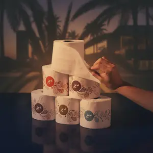 100% Recycled 2-Ply Toilet Paper – 36 Rolls, Plastic-Free
