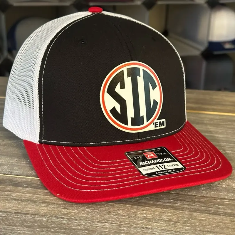 Georgia Sic Em v2 Richardson 112 SnapBack Cap Georgia Sic Em v2 Richardson 112 SnapBack Cap