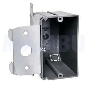 Malibu MapleBox™ P1GADJ-V Non-Metallic One-Gang Adjustable Vertical Outlet Box - New Work, 21 Cubic