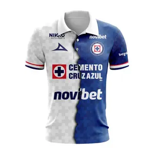 LIGA MX Cruz Azul Personalized 2026 Home Mix Away Polo Design