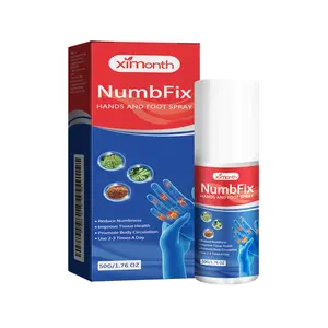 NumbFix Spray relieves hand and foot pain. Plant extracts help with relief, numbness enhancement, blood supply, and improved blood circulation.