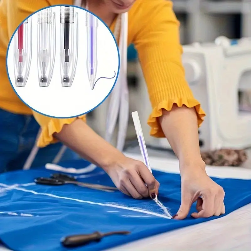 Heat-Erasable Magic Marker Pens - Temperature Sensitive, Disappearing Ink, Fabric Safe, DIY Craft, Sewing, Labeling, and Marking Essentials - Perfect for Quilters, Crafters, and Sewing Enthusiasts