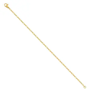 EVRY JEWELS Gold or Silver Plated Women's Hypoallergenic Baby Link Up Bracelet
