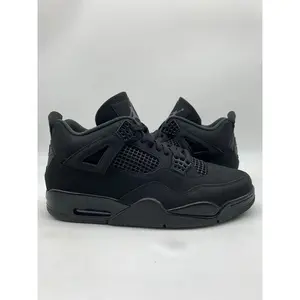 Classic Black Mid-Top Basketball Sneakers Authentic Performance Build, Unisex Style.