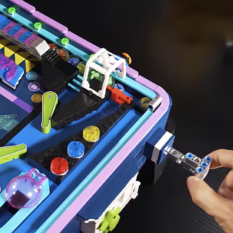 Pinball machine Building blocks set, 2039pcs Highly difficult Particle Splicing toy Perfect for Home Decor & Gifts on Christmas, Halloween, Valentine's Day, New Year for Adults 14+