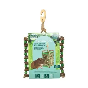 Oxbow Animal Health® Enriched Life Apple Stick Hay Feeder for Small Animal