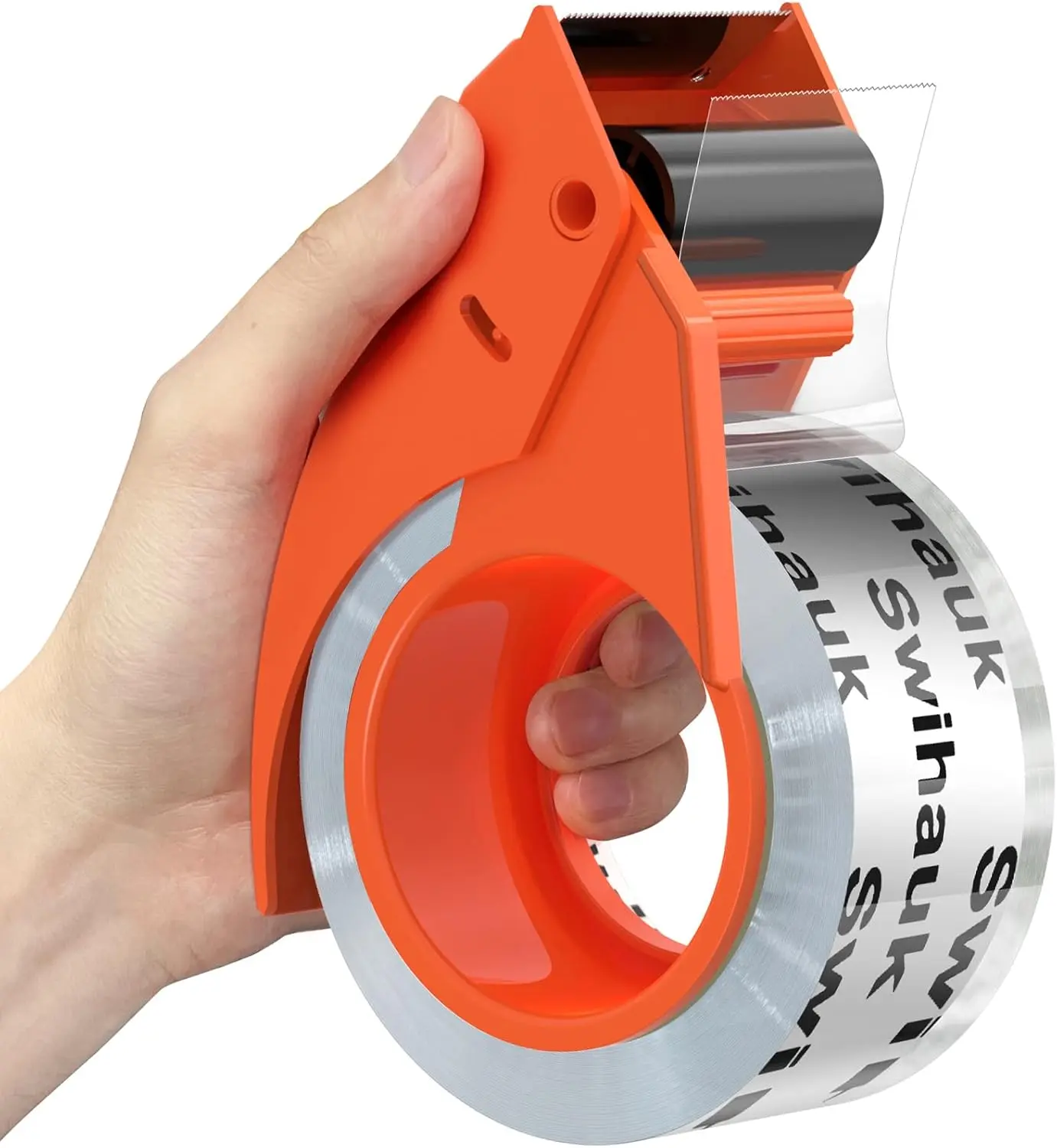 Clear Packing Tape with Dispenser, 1.88 in x 66.6 yd Heavy-Duty Adhesive Tape for Shipping, Moving (Tools & Hardware)