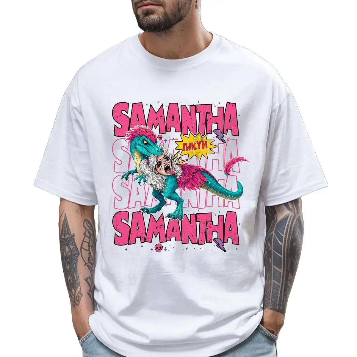 Samantha Iwwkym Dungeon Crawler Carl Book Shirt, Funny Cat Fantasy Graphic Shirt, LitRPG Inspired Tee, Sci-Fi Reader Gift, Unisex T-Shirt