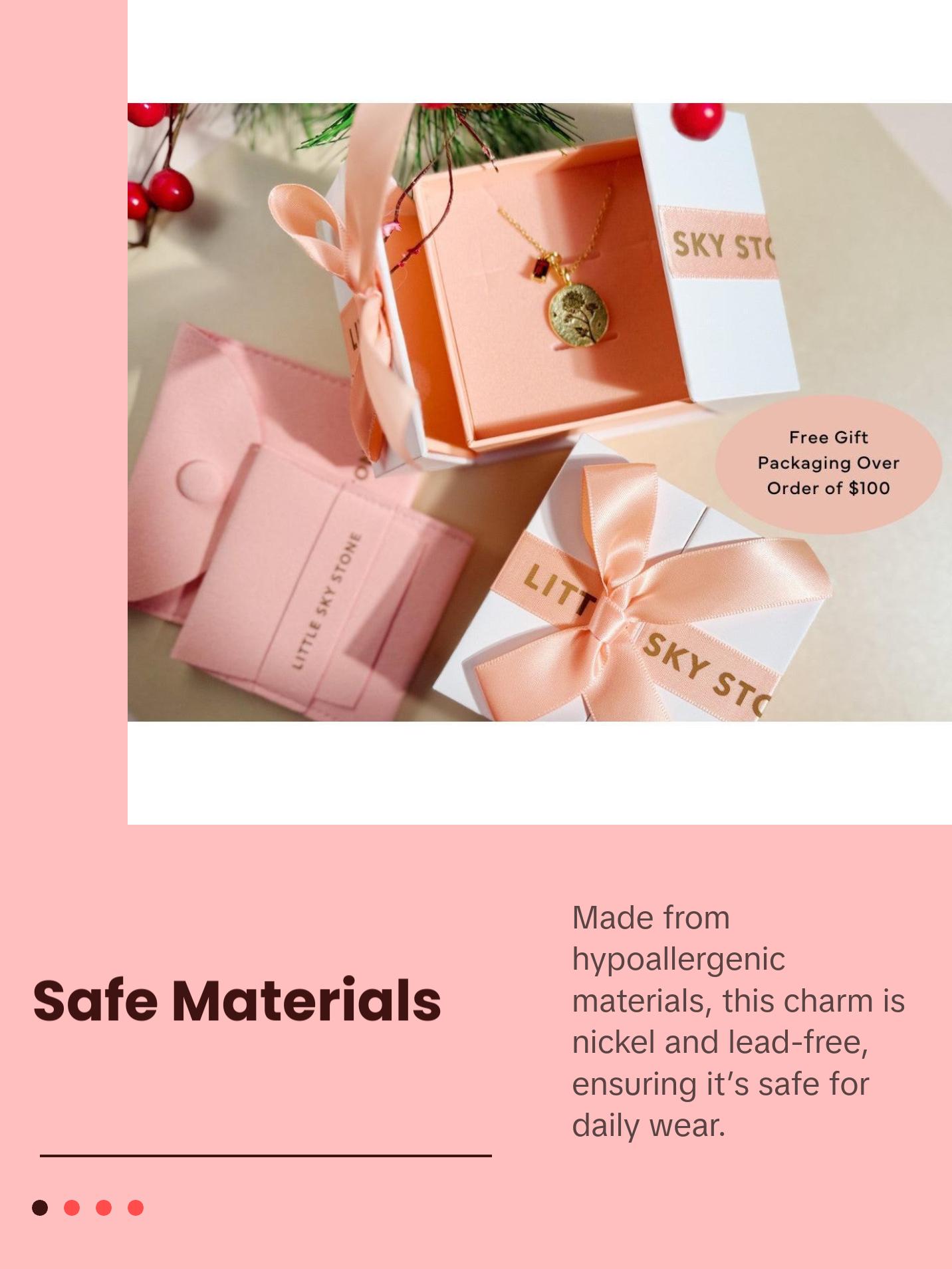 Sapphire Silver Charm