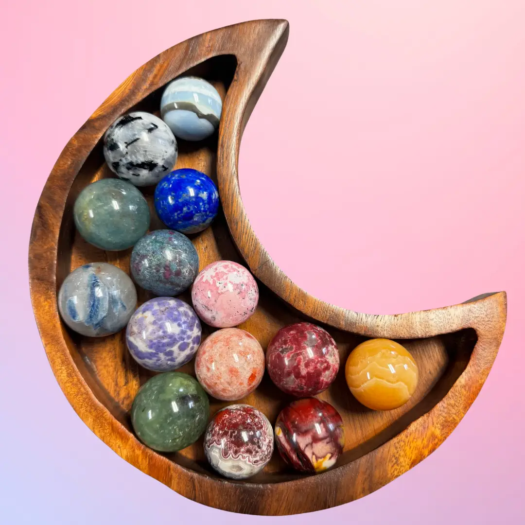 3-4cm QUALITY Gemstone Sphere - Natural Crystal Sphere