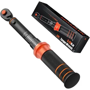 1/4-Inch Drive Click Torque Wrench, 3-25 Nm/26.6-221.3 in.lb,  Torque Wrench Inch Pounds with 72- Dual-Direction, Small  Tool for Bicycle, MTB Maintenance, +-3%