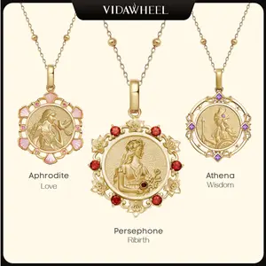 Vidawheel Aphrodite Necklace  Goddess of Love & Beauty | For Love, Self-Worth, and Divine Feminine Energy | Venus Necklace for Manifestation & Self-Care Rituals | Perfect Gift for Her & Anniversaries