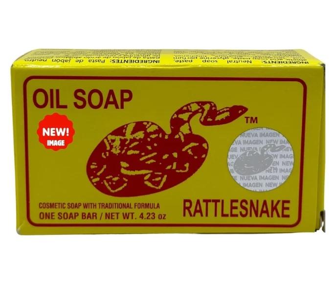 Jabón de Vibora de Cascabel 4.93 oz Rattlesnake Oil Soap for Skin Made in Mexico 140 GR